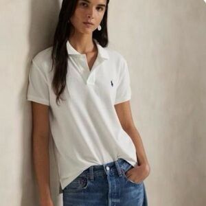 Size boys 14-16 years (first women S-M) White Polo Ralph Lauren polo shirt